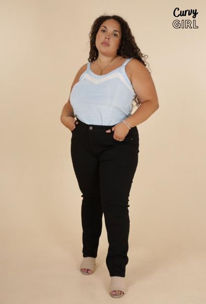 Picture of PLUS SIZE STRETCH COMFORT JEANS